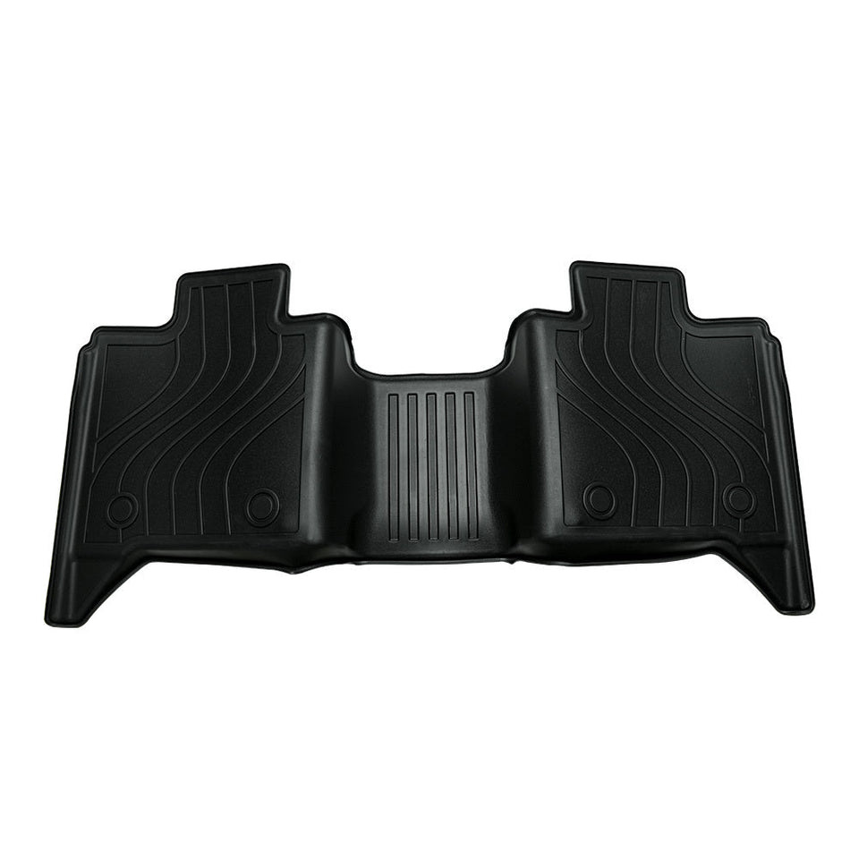 All-Weather TPE Front And Rear Row Floor Liners Floor Mats Fit For Toyota Tundra CrewMax Cab 2022-2025, Custom Fit Tundra Car Mats 20484
