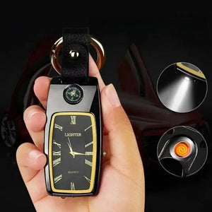 USB Electric Lighter Outdoor Compass Emergency