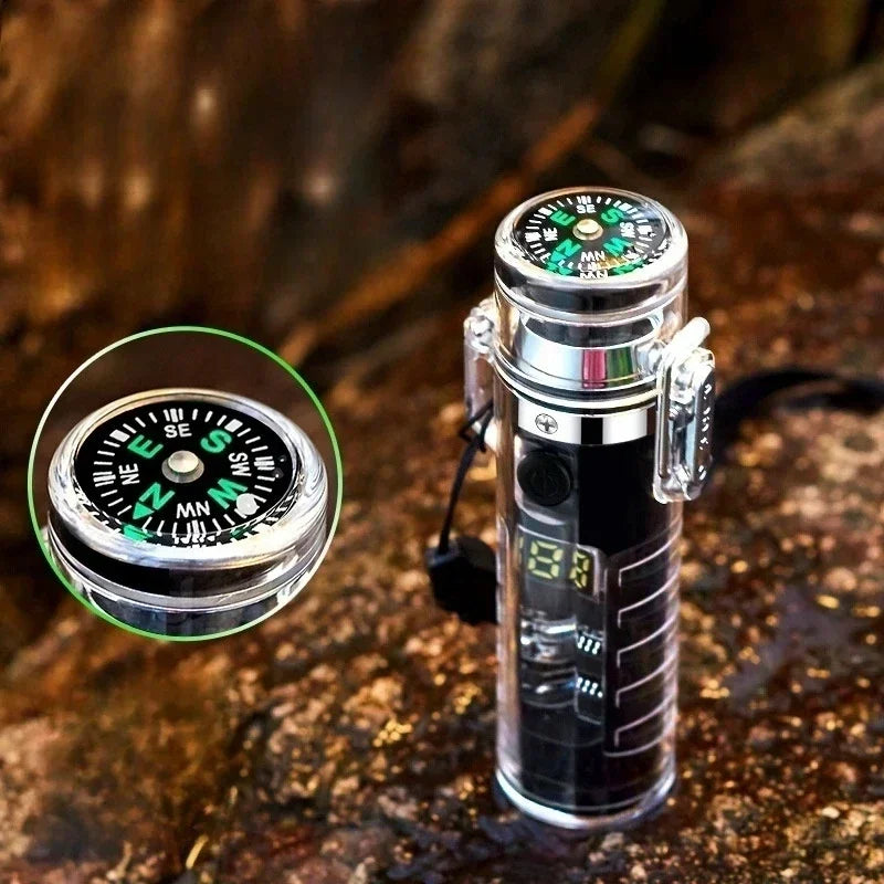 USB Electric Lighter Multi-Function Flashlight