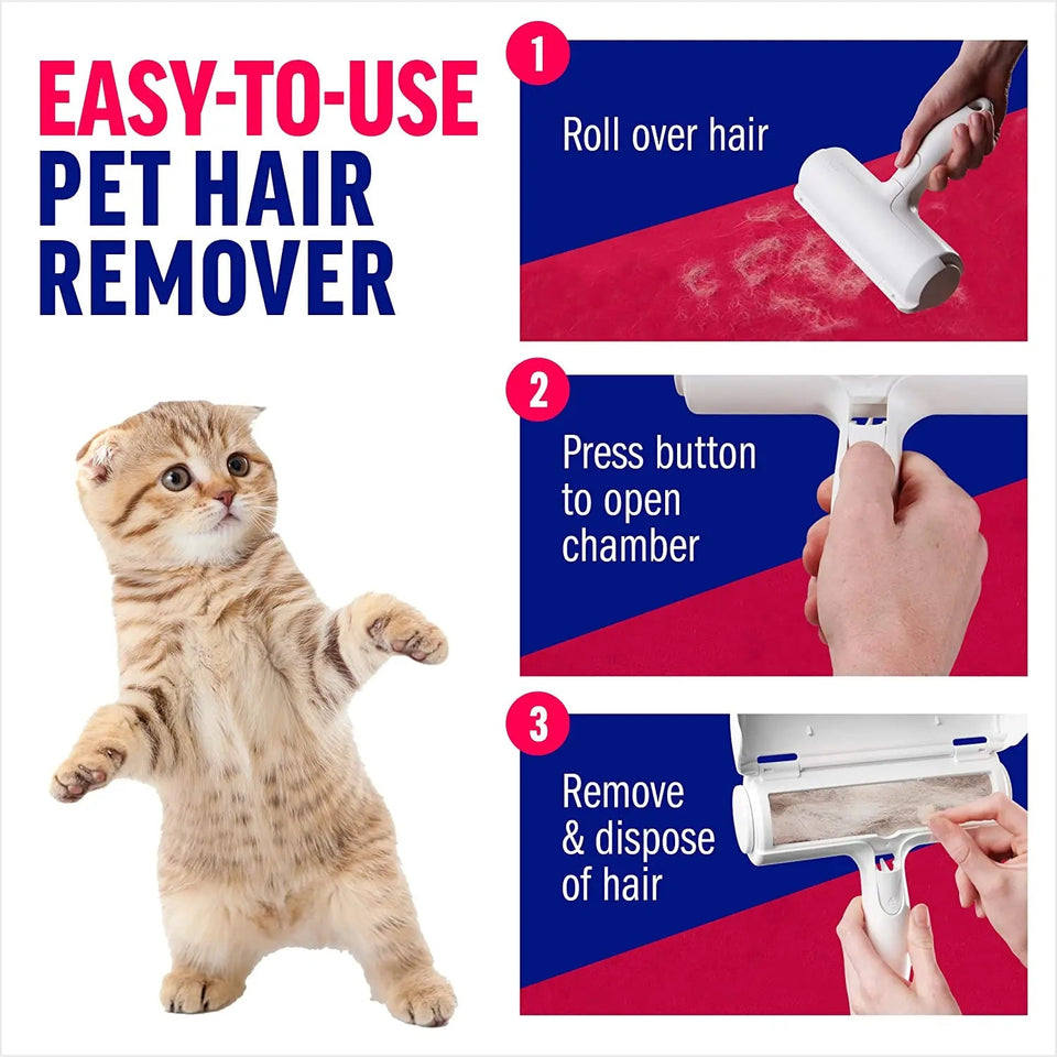 Pet Hair Remover, Washable Lint Roller for Pet Hair on Furniture Sofa Clothes