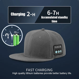 Bluetooth Sports Music Hat Headphone Dual