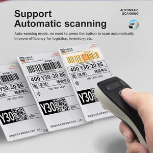 Mini Barcode Scanner W6 Wireless 1D 2D CMOS