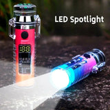 USB Electric Lighter Multi-Function Flashlight