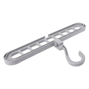 Magic Clothes Hangers, 4 Pack Wardrobe Hangers Multi Functional Closet Hangers Rotate Anti-Skid Folding