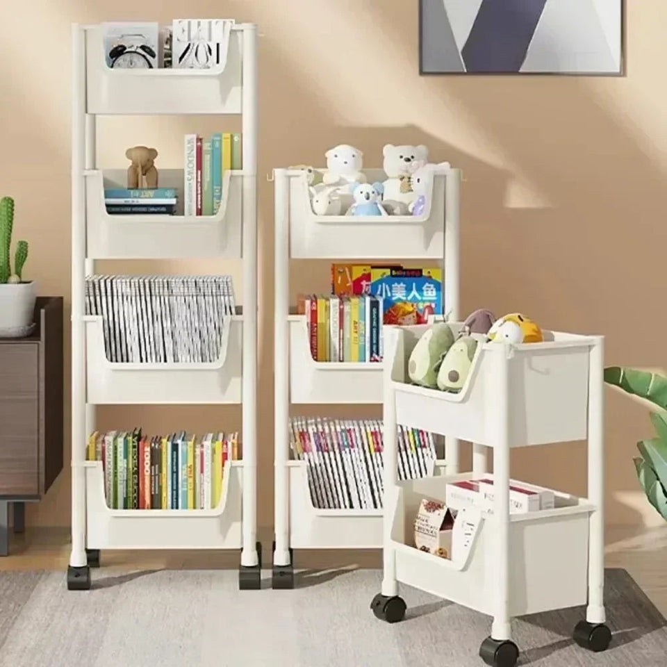 Corner Narrow Slit Storage Cabinet Bathroom Living Room Storage Rack