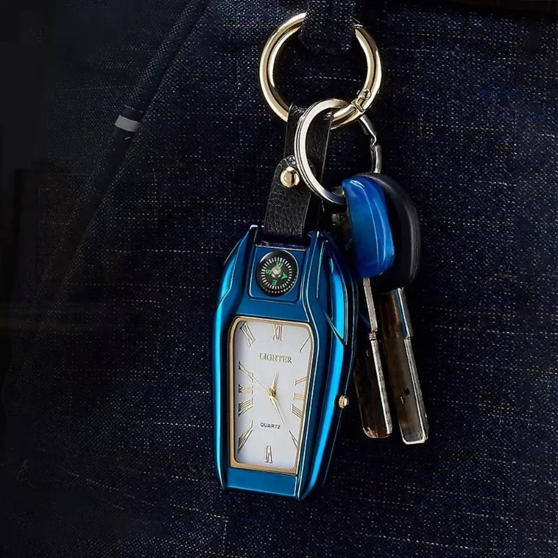 USB Electric Lighter Outdoor Compass Emergency