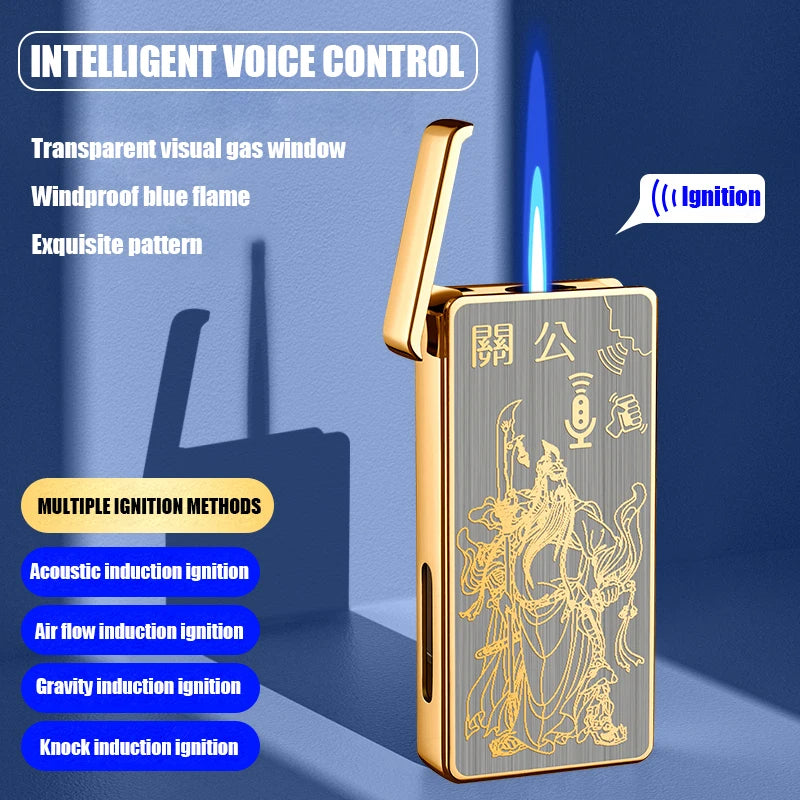 Intelligent Voice-activated Windproof Flame Lighter
