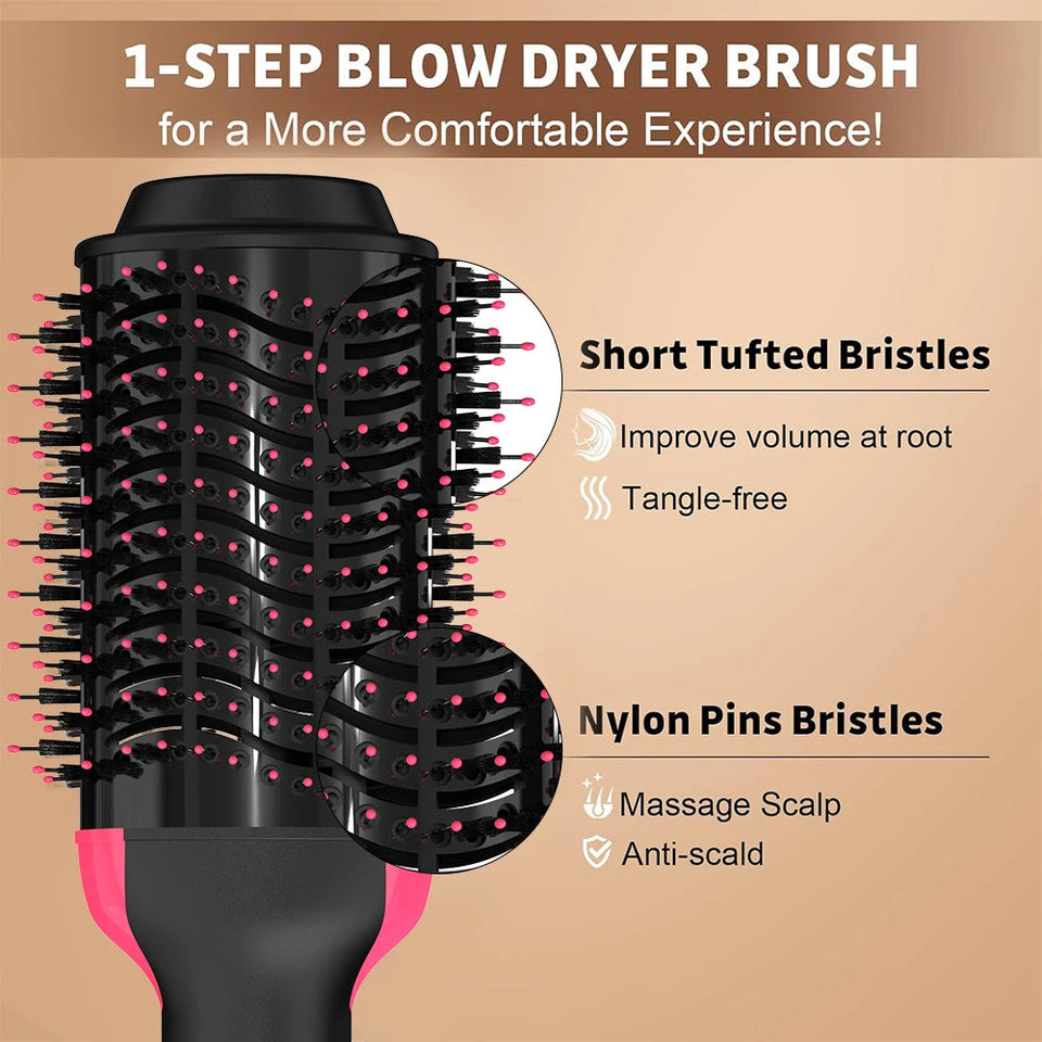 4 in 1 hair straightener curling iron styling comb
