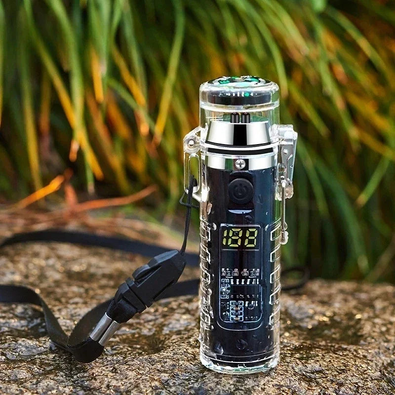 USB Electric Lighter Multi-Function Flashlight