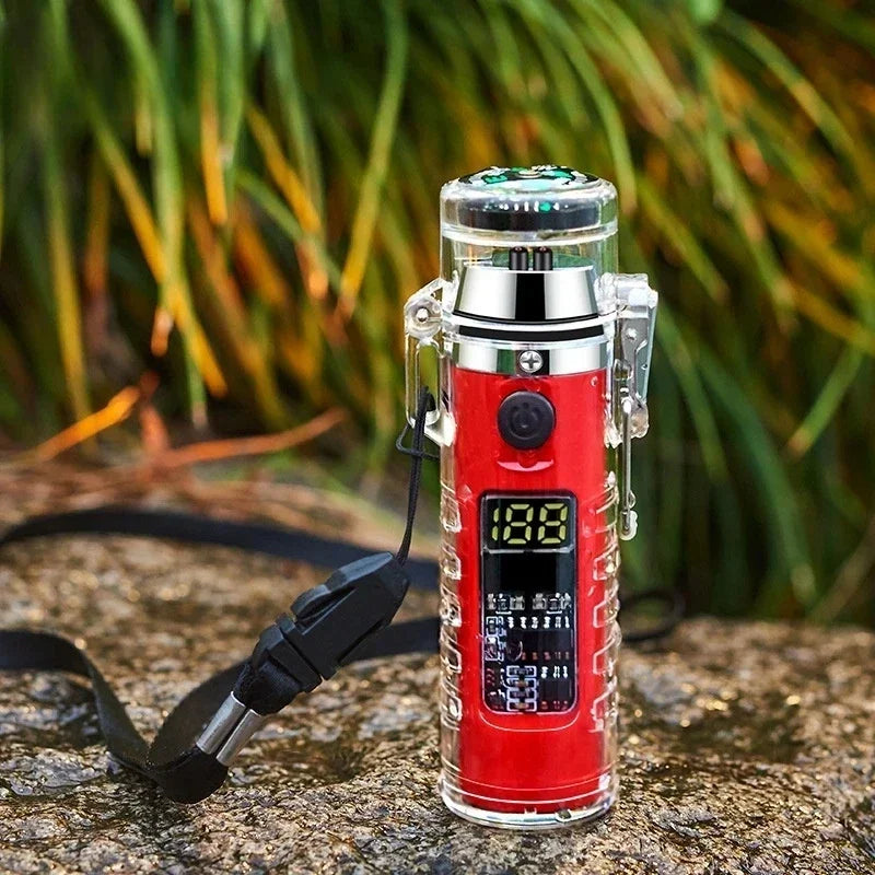 USB Electric Lighter Multi-Function Flashlight