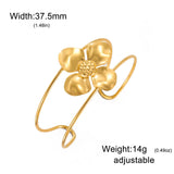 Cazador Trendy Flower Cuff Bracelets for Women