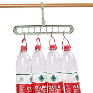 Magic Clothes Hangers, 4 Pack Wardrobe Hangers Multi Functional Closet Hangers Rotate Anti-Skid Folding