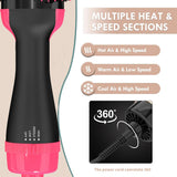 4 in 1 hair straightener curling iron styling comb