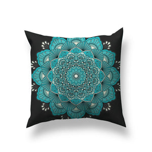 Short Plush Pillowcase Bohemian Ethnic Style Short Plush Material Sofa Cushion Cover