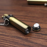 Retro Bullet Kerosene Lighter Keychain