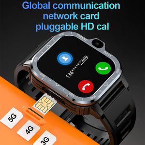 Android Smart Watch with Dual Camera & 4G SIM Support