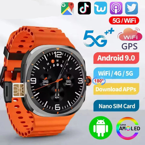 W7 5G Fitness Smartwatch with GPS & NFC