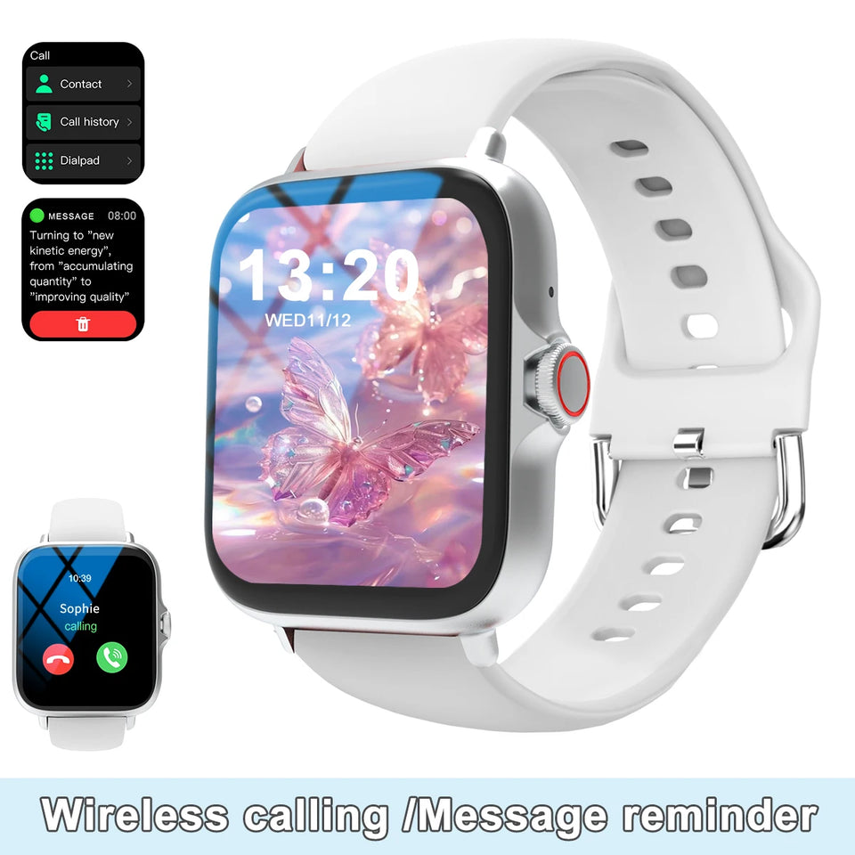 Smart Watch with Full Touch Screen and Fitness Tracking