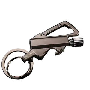 Multifunctional Kerosene Lighter Keychain with Bottle Opener