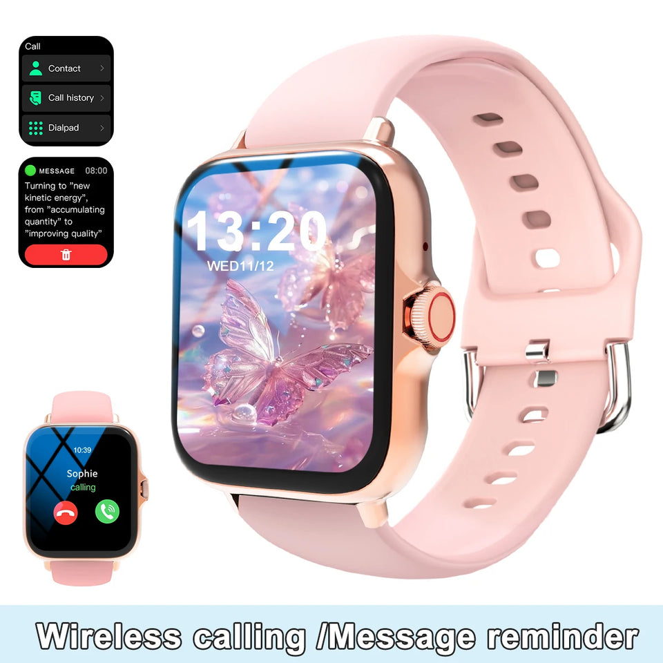 Smart Watch with Full Touch Screen and Fitness Tracking
