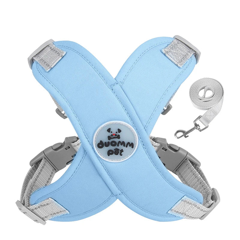Reflective Pet Harness with Leash Set