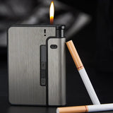 Portable Metal Cigarette Case for 10 King Size Cigarettes