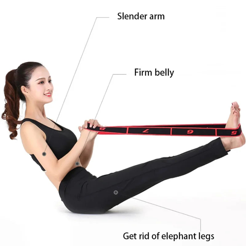 8-Section Dance & Yoga Resistance Stretch Belt