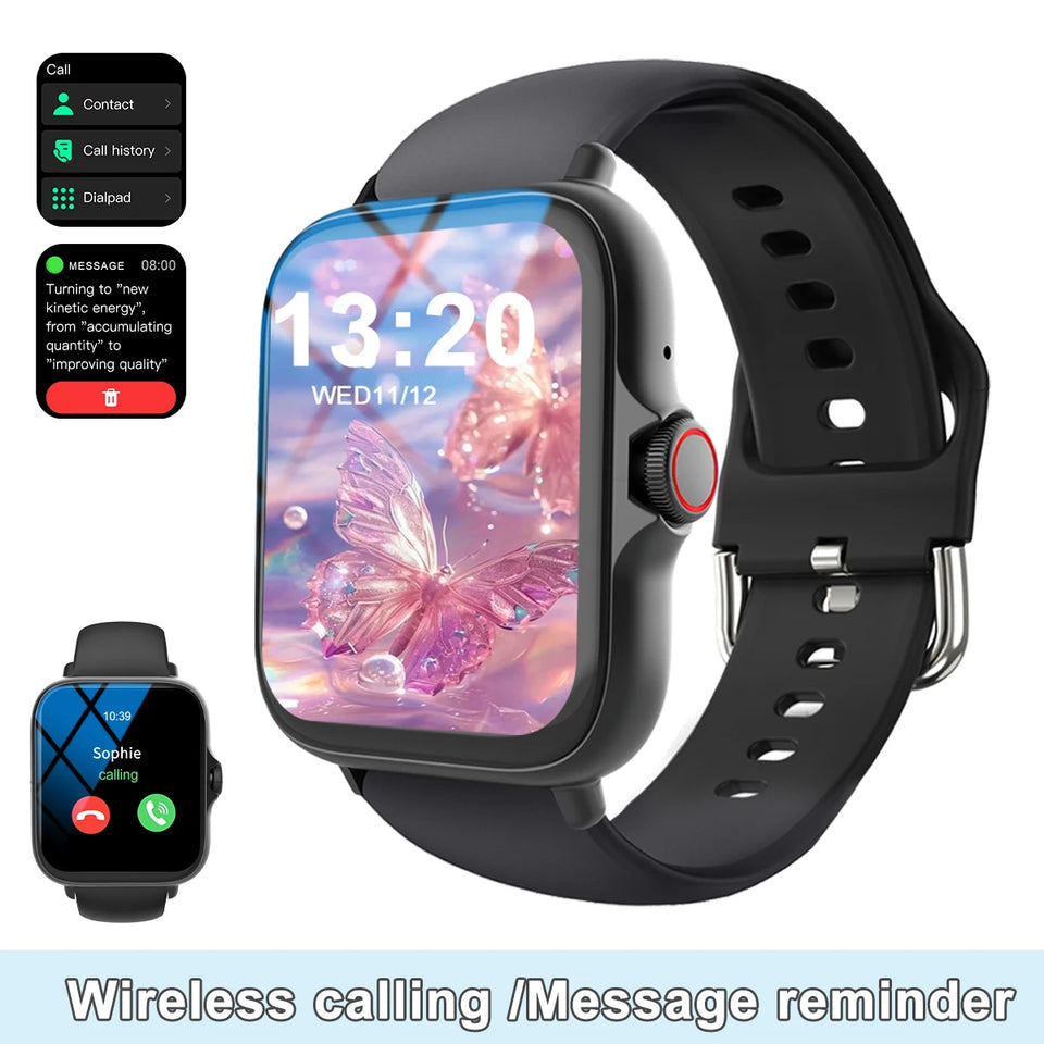 Smart Watch with Full Touch Screen and Fitness Tracking