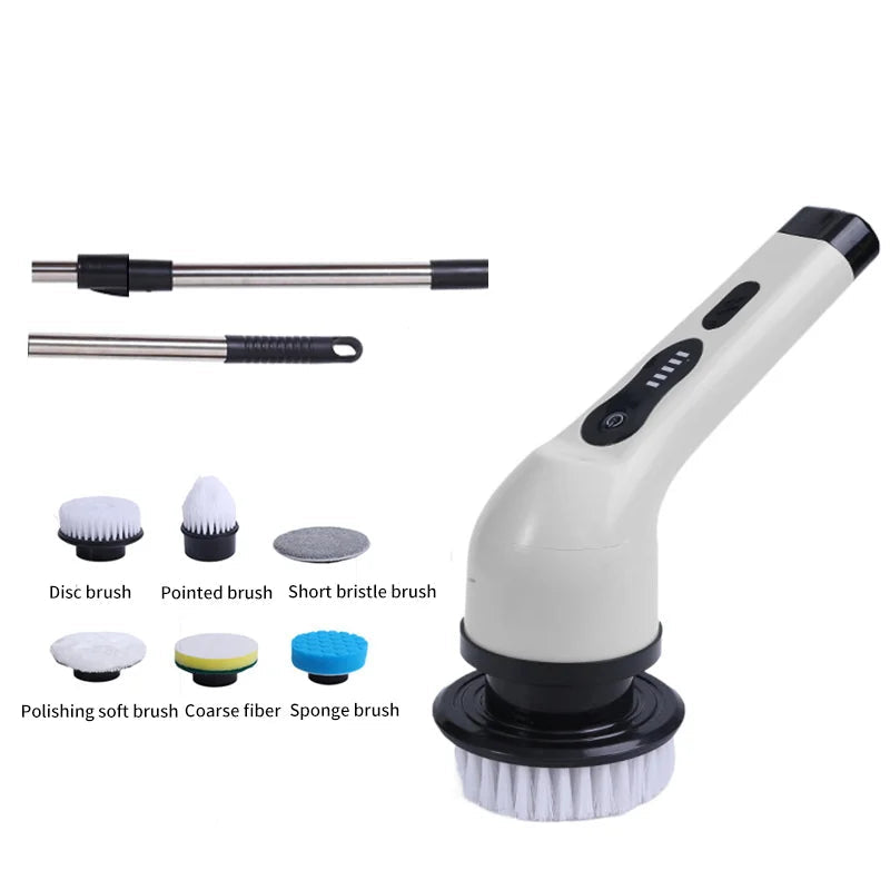 9-in-1 Electric Spin Scrubber Brush