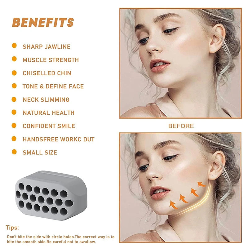 Silicone Jaw Exerciser & Facial Toner