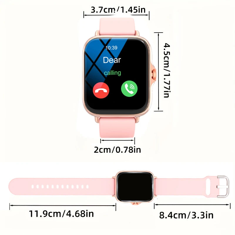 Smart Watch with Full Touch Screen and Fitness Tracking