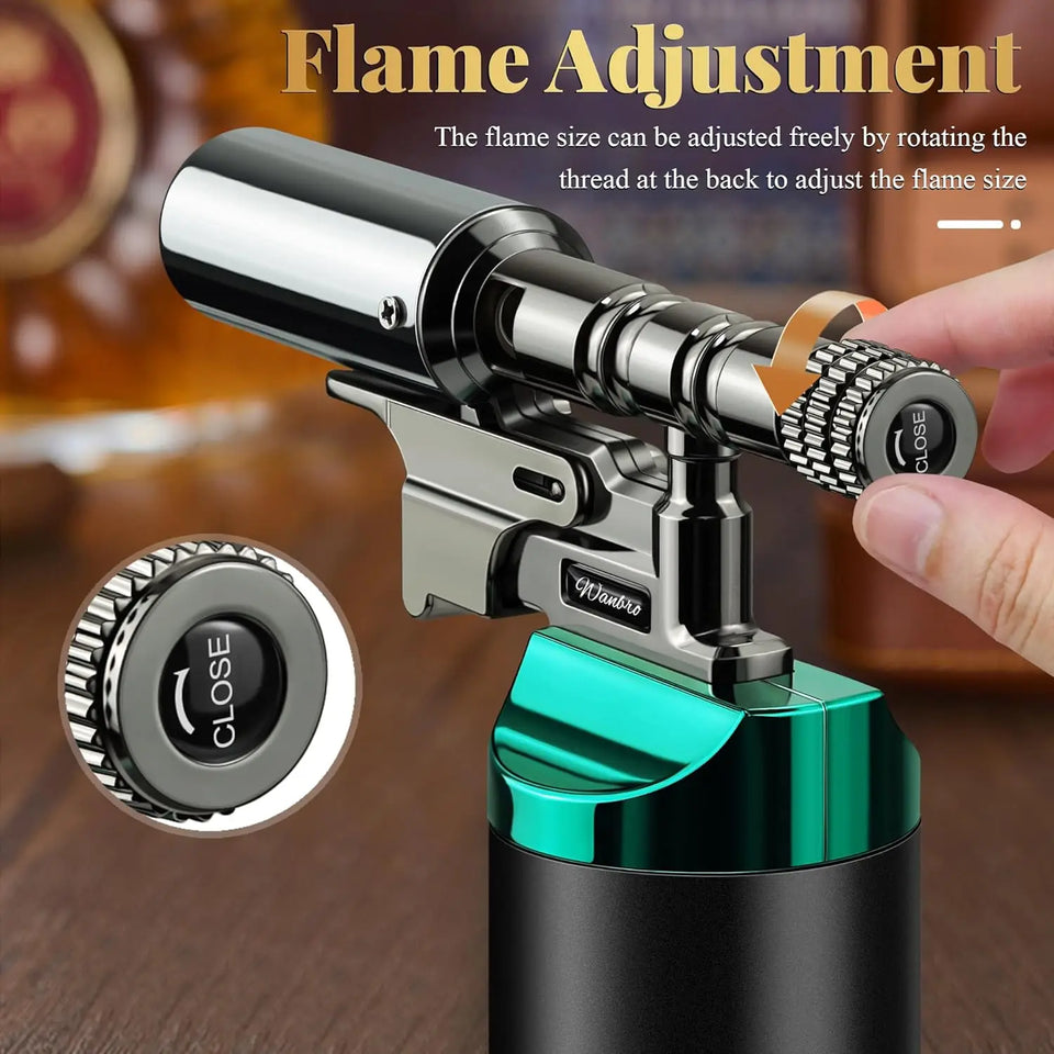 Adjustable Blue Flame Torch Lighter