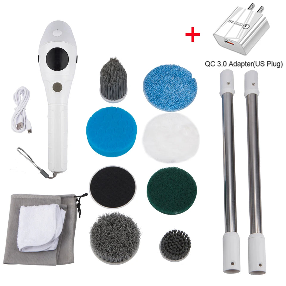 8-in-1 Electric Rotating Cleaning Brush