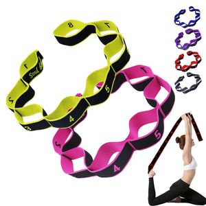 8-Section Dance & Yoga Resistance Stretch Belt