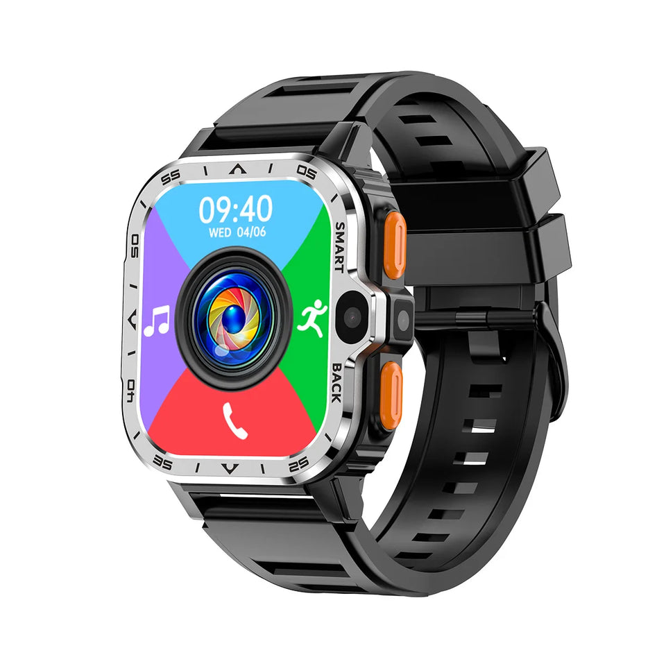 Android Smart Watch with Dual Camera & 4G SIM Support