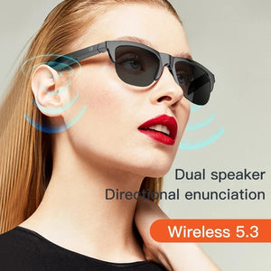 Smart Bluetooth Sunglasses with Call & Music