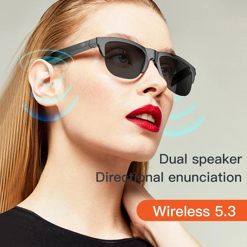 Smart Bluetooth Sunglasses with Call & Music