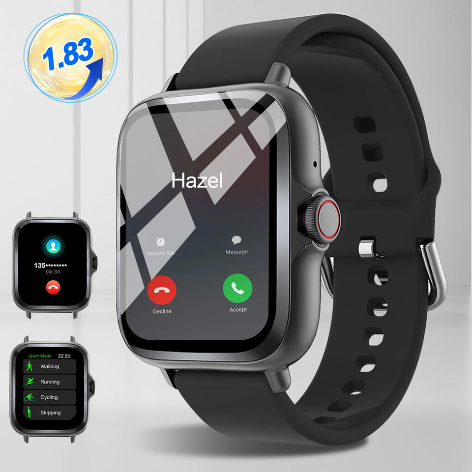 Smart Watch with Full Touch Screen and Fitness Tracking
