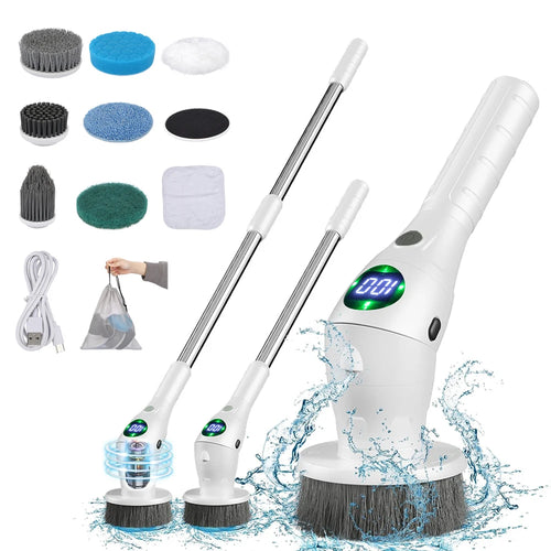 8-in-1 Electric Rotating Cleaning Brush