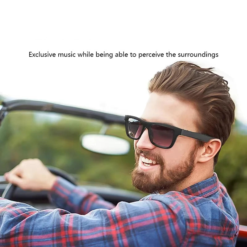 Smart Bluetooth Sunglasses with Call & Music