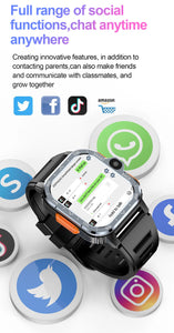 Android Smart Watch with Dual Camera & 4G SIM Support