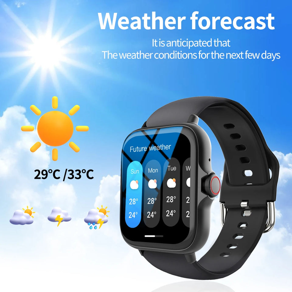 Smart Watch with Full Touch Screen and Fitness Tracking