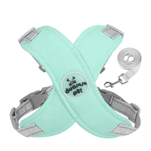 Reflective Pet Harness with Leash Set