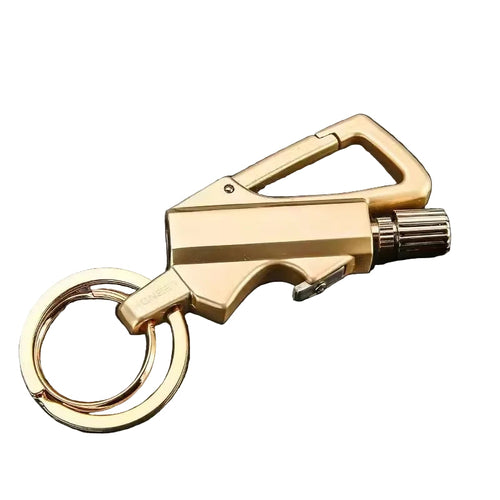 Multifunctional Kerosene Lighter Keychain with Bottle Opener