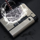 Portable Metal Cigarette Case for 10 King Size Cigarettes