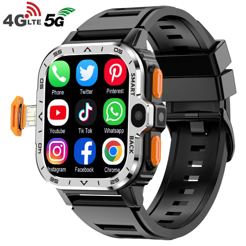 Android Smart Watch with Dual Camera & 4G SIM Support