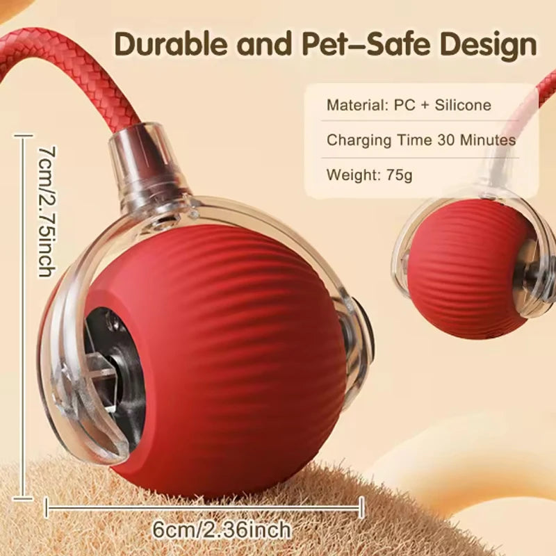 Electric Rolling Cat Toy Ball