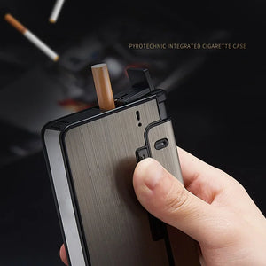 Portable Metal Cigarette Case for 10 King Size Cigarettes