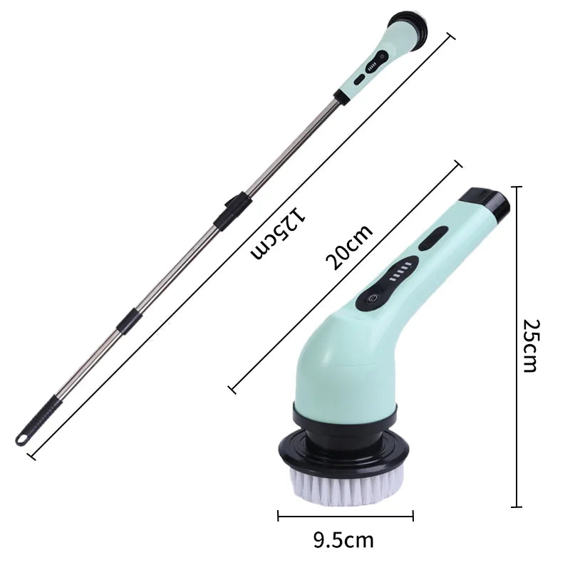 9-in-1 Electric Spin Scrubber Brush