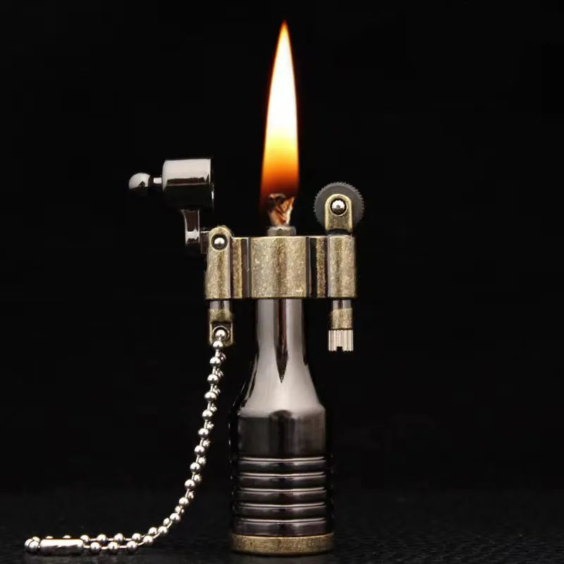 Retro Bullet Kerosene Lighter Keychain